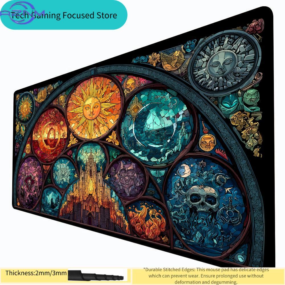 Play Mat Neoprene - Magic The Gathering Stained Glass Cathedral