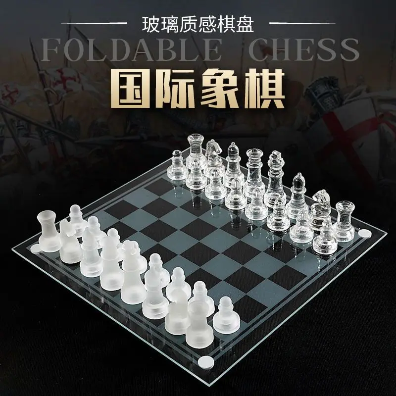 Board Game Zenith - glass crystal occidental chess children casual