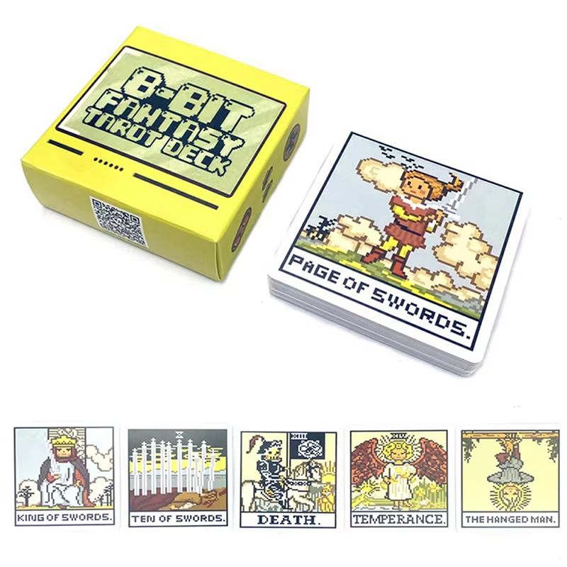 Board Game Of Life - 8 Bit Fantasy Tarot Deck Card