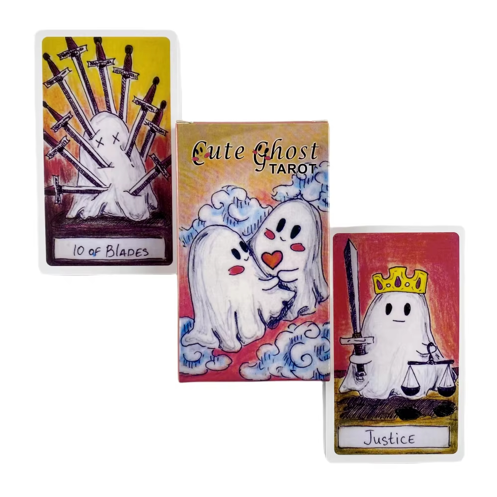 Board Game Of Life - Cute Ghost Tarot Deck Toy Set