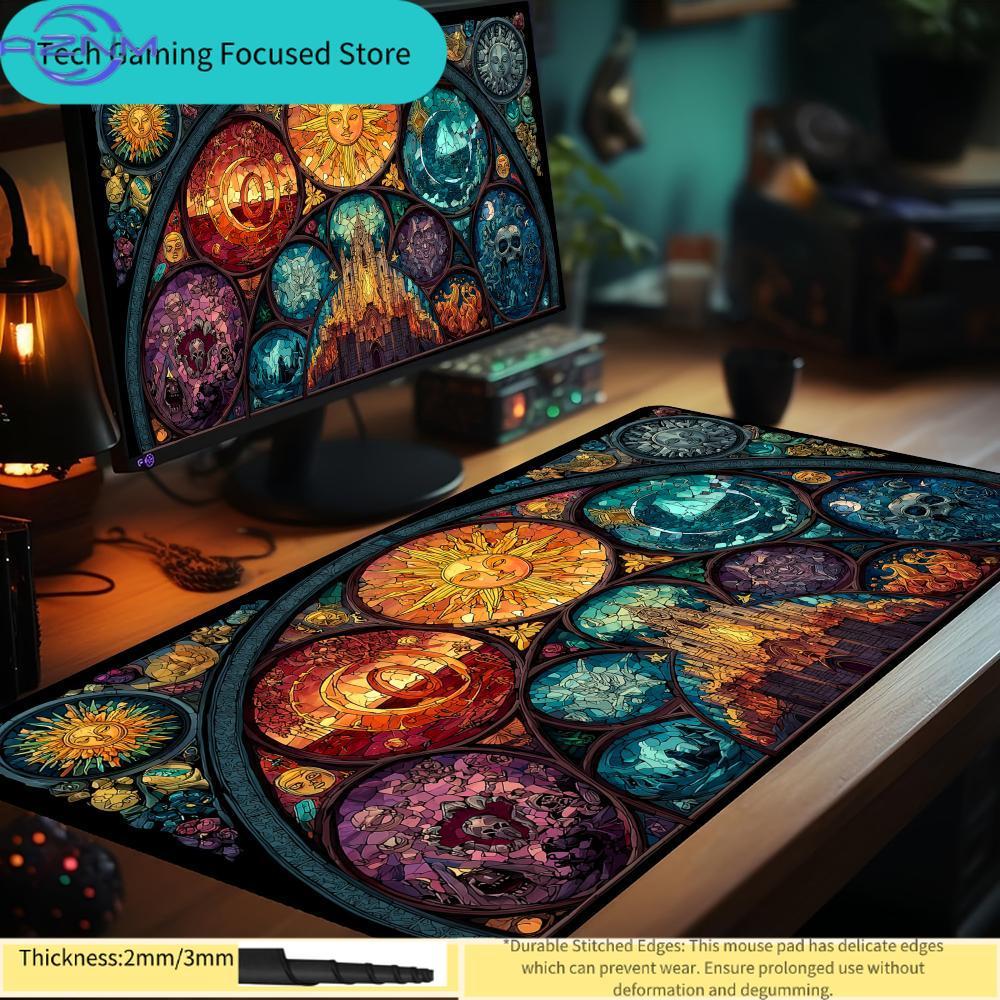 Magic The Gathering Stained Gl - Play Mat Neoprene recension och pris