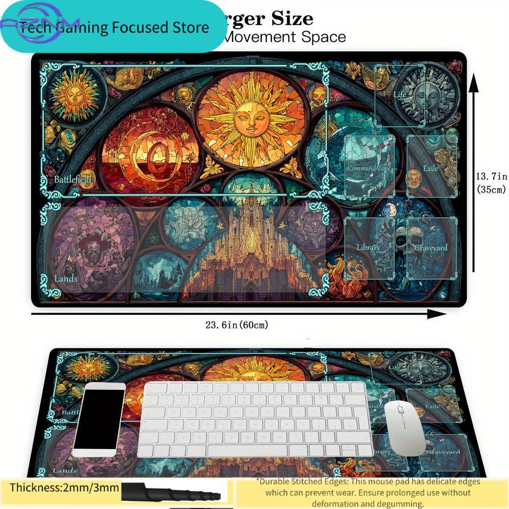 Magic The Gathering Stained Gl - Play Mat Neoprene recension och pris