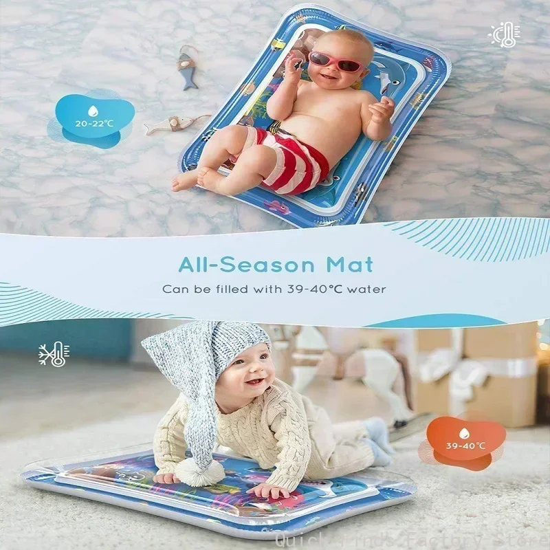 Baby Water Play Mat Inflatable - Play Mat Neoprene recension och pris