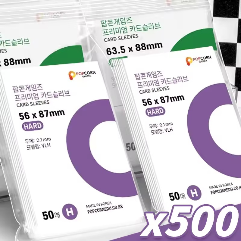 500-1PCS HD Transparent Kpop I - Card Sleeves Protector recension och pris