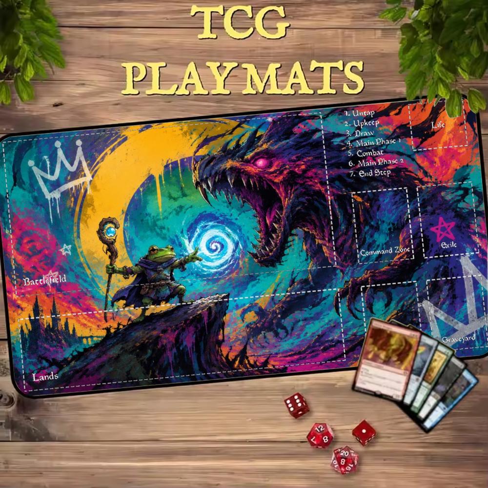 Fantasy Cosmic Vortex Mage Fro - Play Mat Neoprene recension och pris