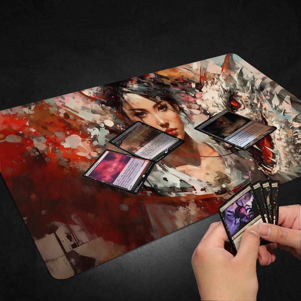 Abstract Oil Painting Oriental - Play Mat Neoprene recension och pris