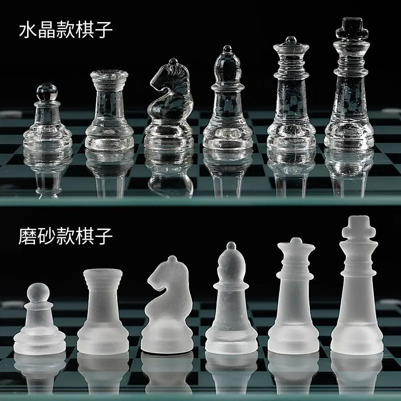 glass crystal occidental chess - Board Game Zenith recension och pris