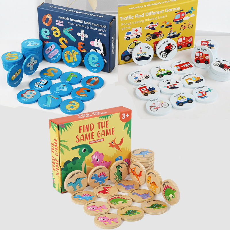 Kids Educational Wooden Memory - Board Game Of Life recension och pris