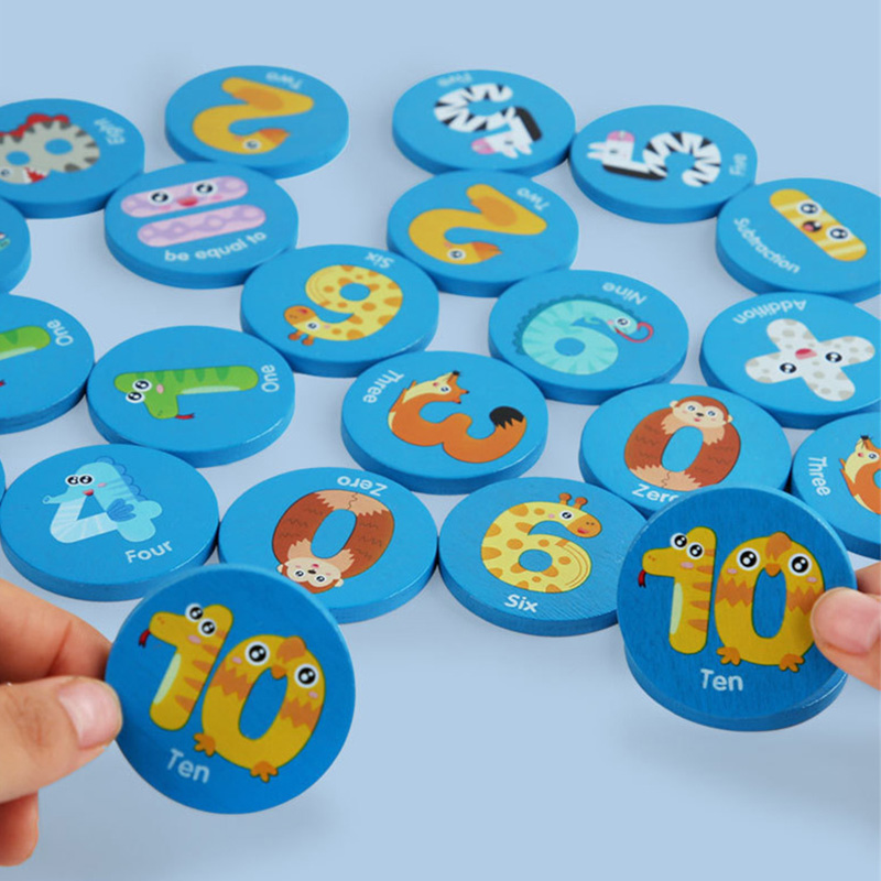 Kids Educational Wooden Memory - Board Game Of Life recension och pris