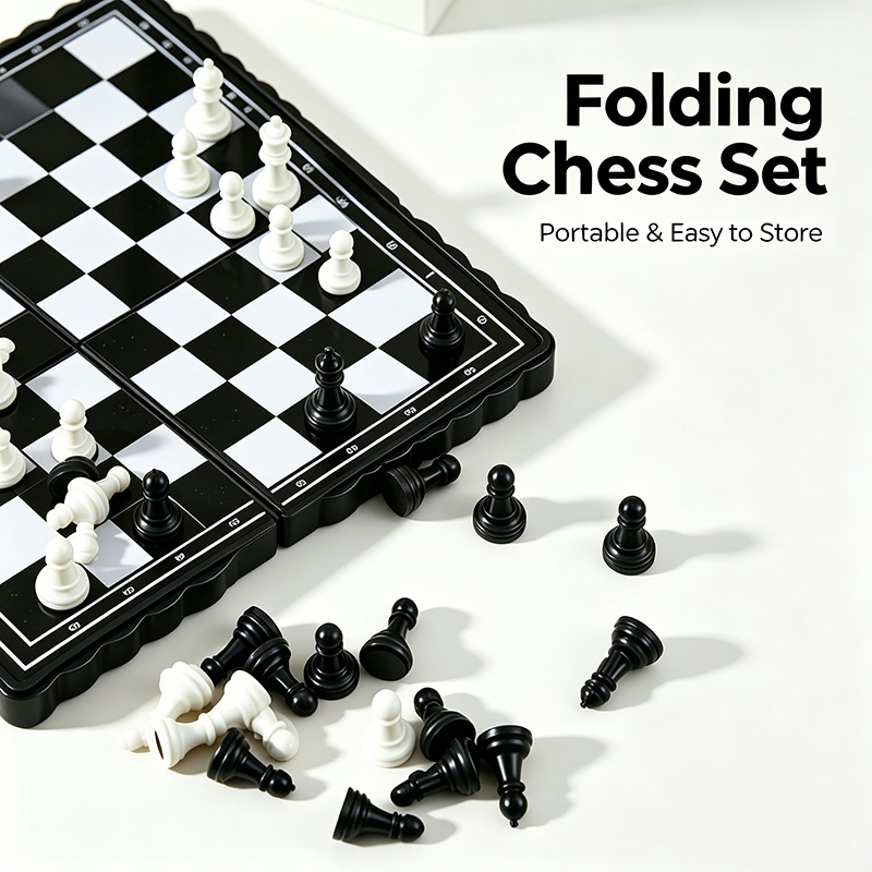 Mini Portable Magnetic Chess S - Board Game Cafe recension och pris