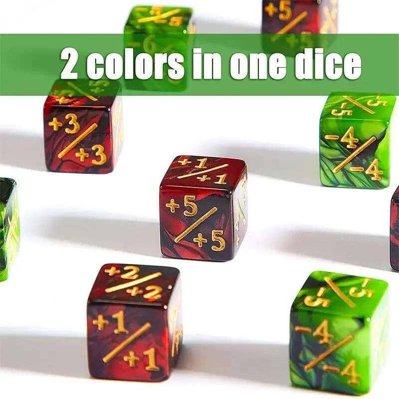 New 10Pcs 16mm 6 Side Dice Cou - Game Token Counter recension och pris