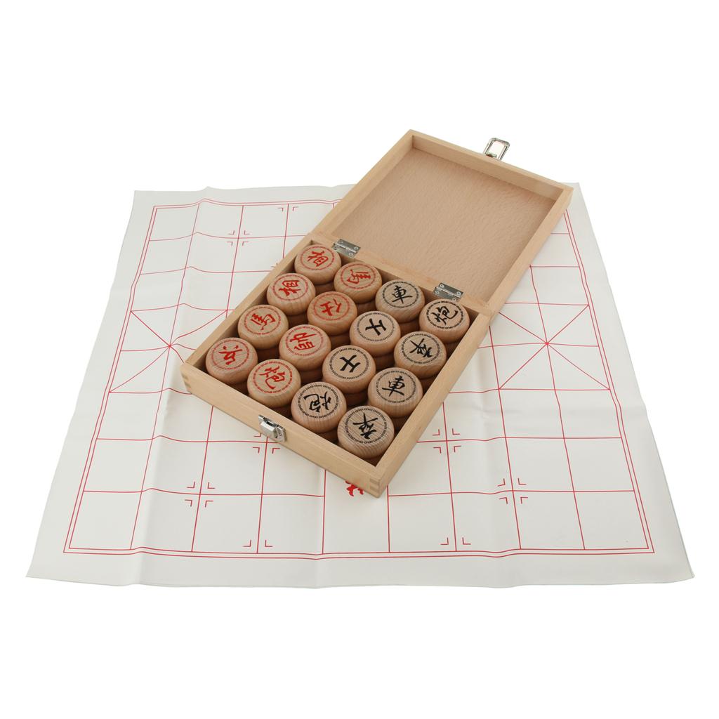 Chinese Chess Xiangqi Wooden P - Board Game Cafe recension och pris