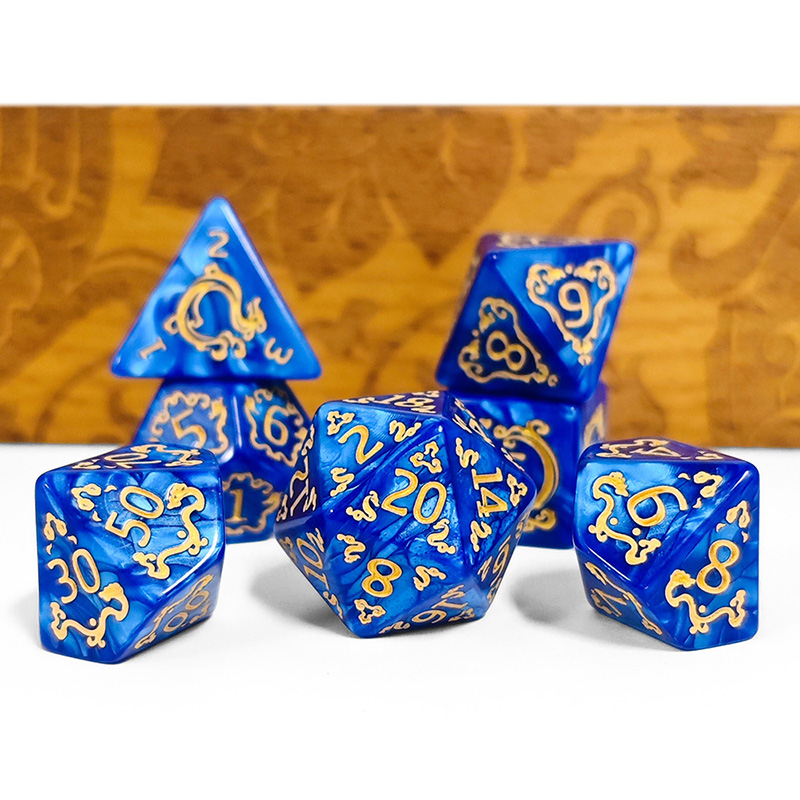 7Pcs Set DND Dice Dragon Patte - Board Game Dungeons And Dragons recension och pris