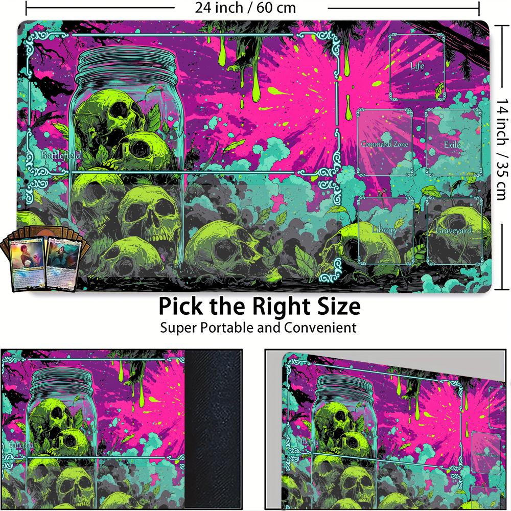 Neon Jungle and Skull Bottles  - Play Mat Neoprene recension och pris