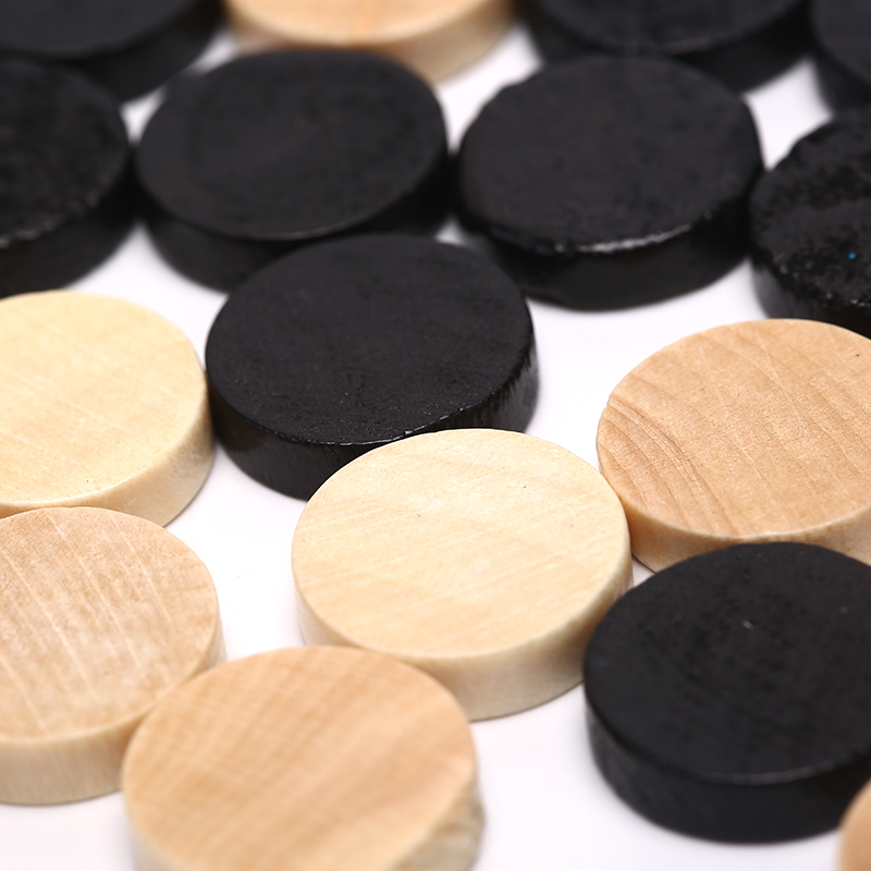 30pcs Wooden Draughts Checkers - Board Game Zenith recension och pris