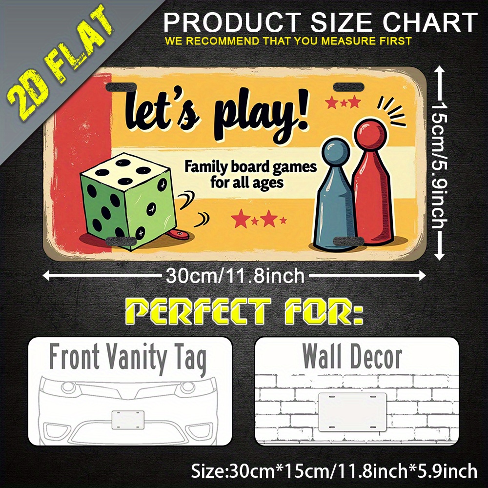 2D Flat, 1pc Aluminum Metal Si - Board Game Cafe recension och pris