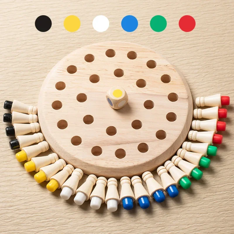 1PC Wooden Memory Match Stick  - Board Game Of Life recension och pris