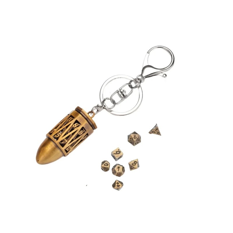 Portable Key Chain,Mini 6mm Me - Board Game Dungeons And Dragons recension och pris