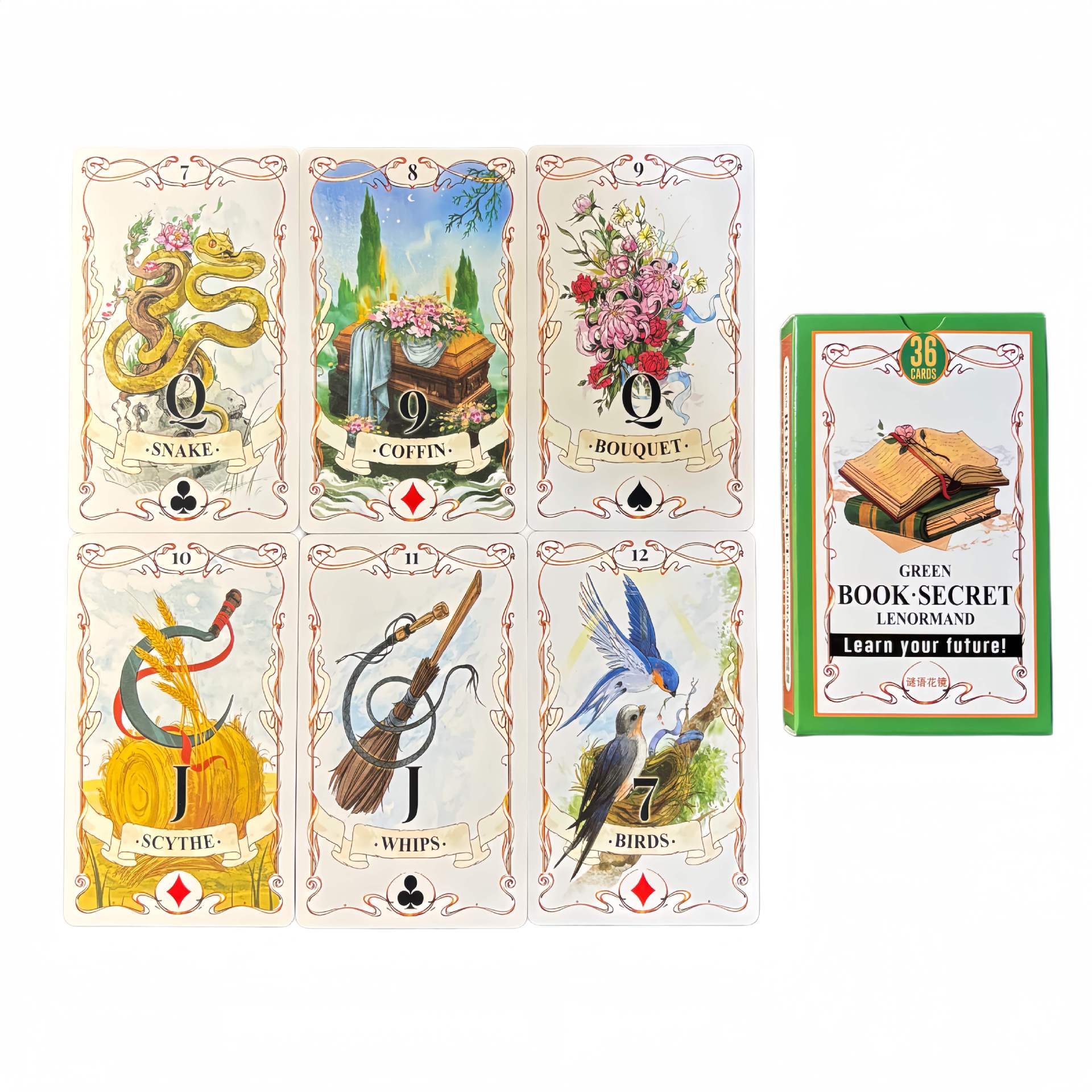 Green Book Secret Lenormand Or - Board Game Of Life recension och pris
