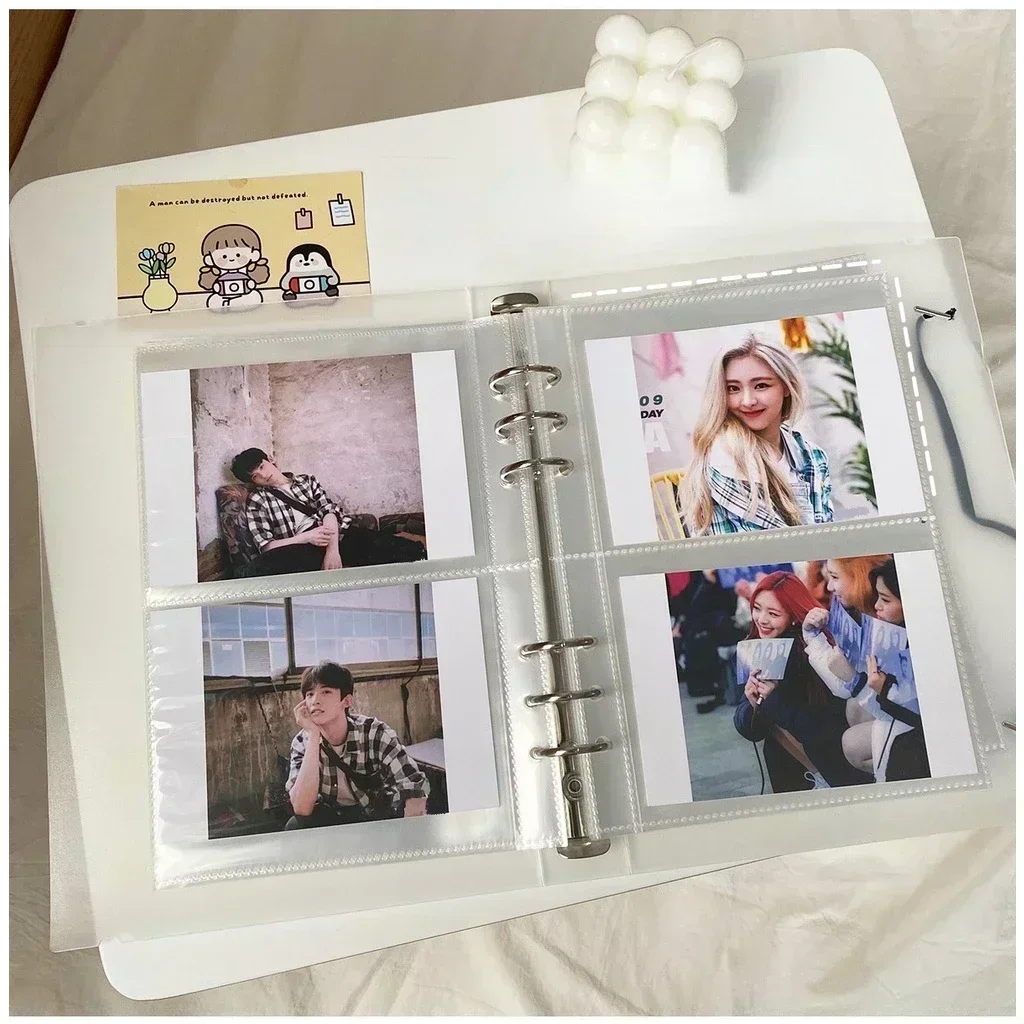 1-4 Grid Transparent Photocard - Card Sleeves Protector recension och pris