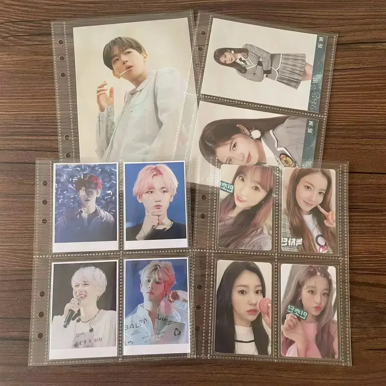 1-4 Grid Transparent Photocard - Card Sleeves Protector recension och pris