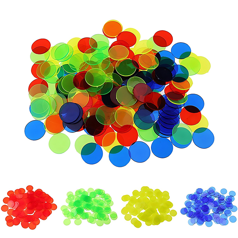 100/200PCS 19mm Round Count Ch - Board Game Zenith recension och pris