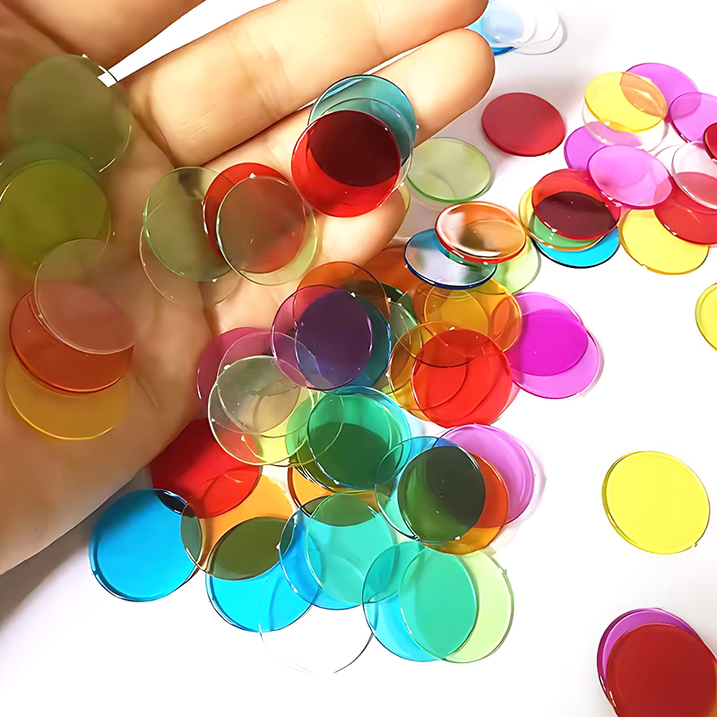 100/200PCS 19mm Round Count Ch - Board Game Zenith recension och pris