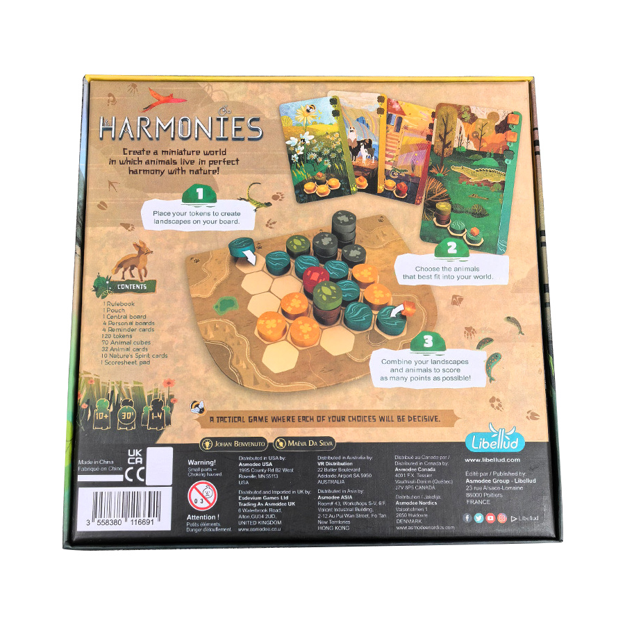 Harmonies - Board Games - Crea - Board Game For 2 People recension och pris