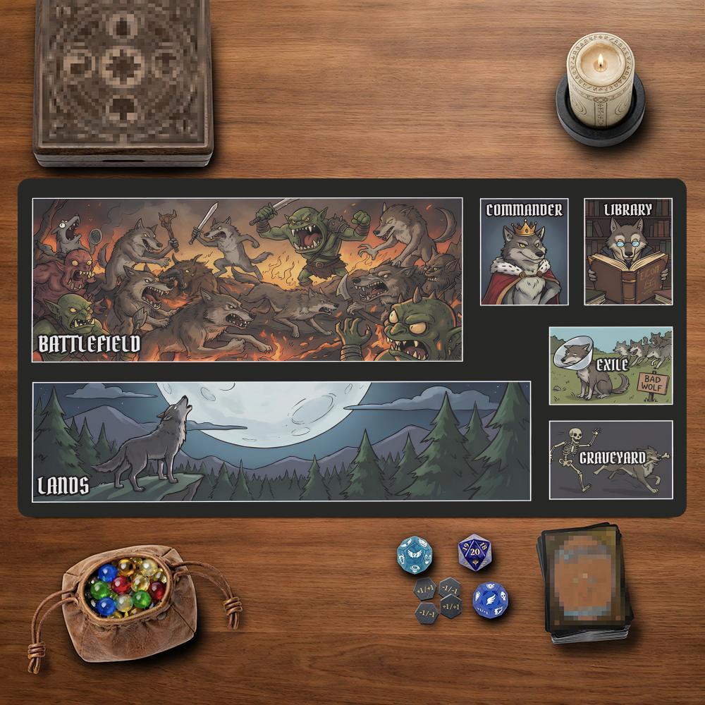 Werewolf Tribe MTG&TCG Tableto - Play Mat Neoprene recension och pris