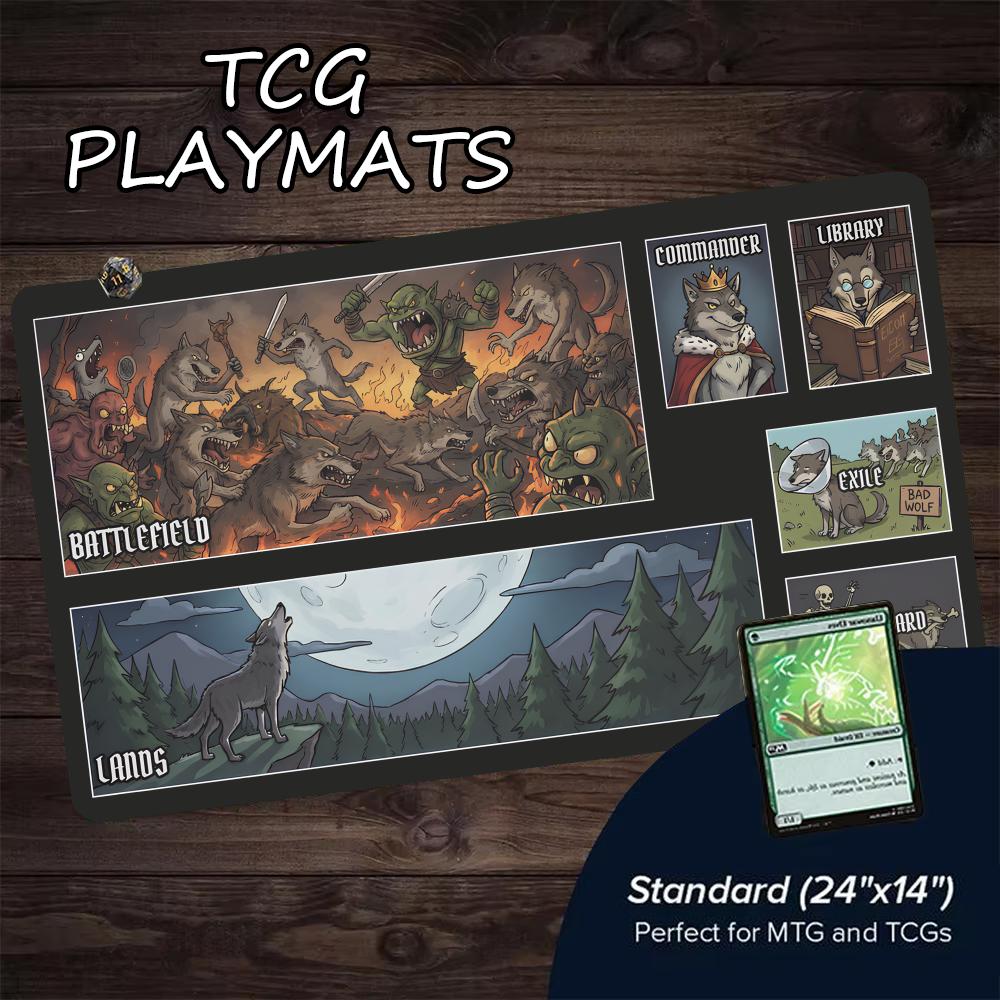 Werewolf Tribe MTG&TCG Tableto - Play Mat Neoprene recension och pris