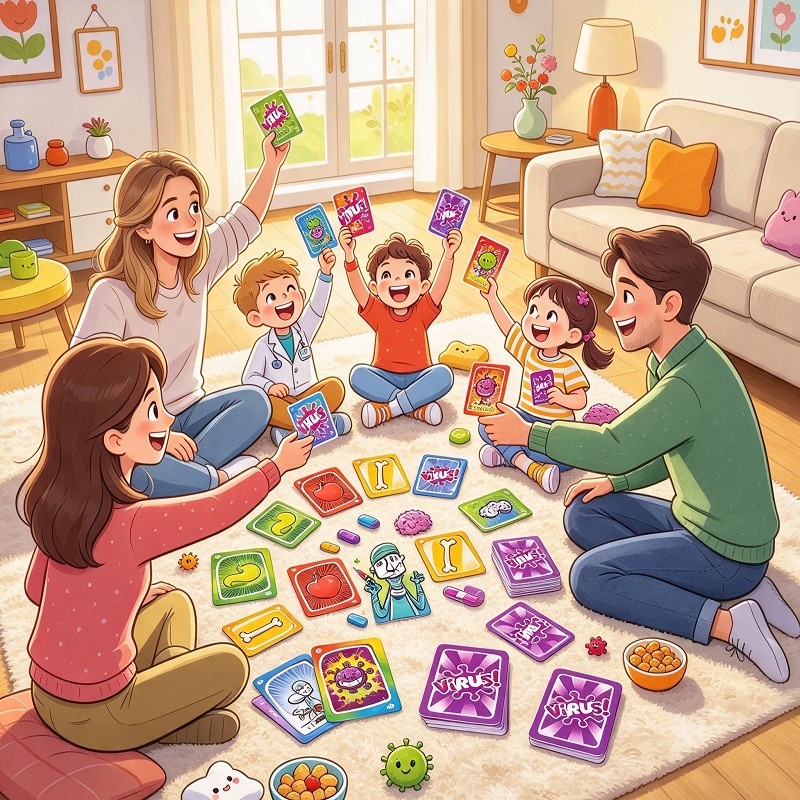 2026 Family Strategy Card Game - Board Game For 2 People recension och pris