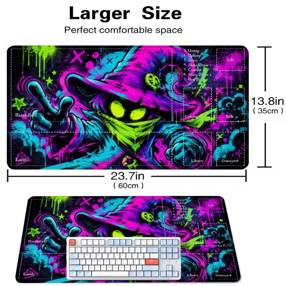 Neon Splash Graffiti Punk Wiza - Play Mat Neoprene recension och pris