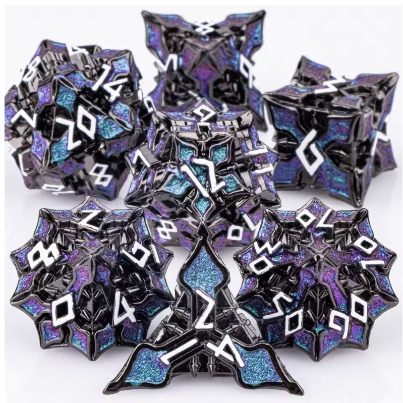 7pcs DND Metal Dice Set MTR Po - Board Game Dungeons And Dragons recension och pris