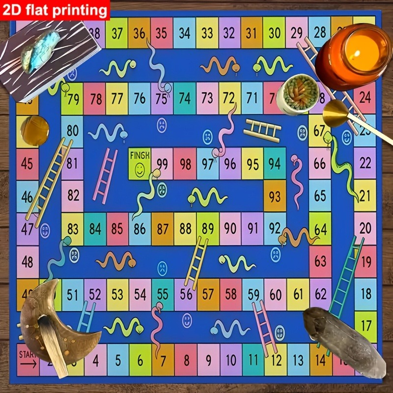Colorful Snakes and Ladders Bo - Board Game Cafe recension och pris