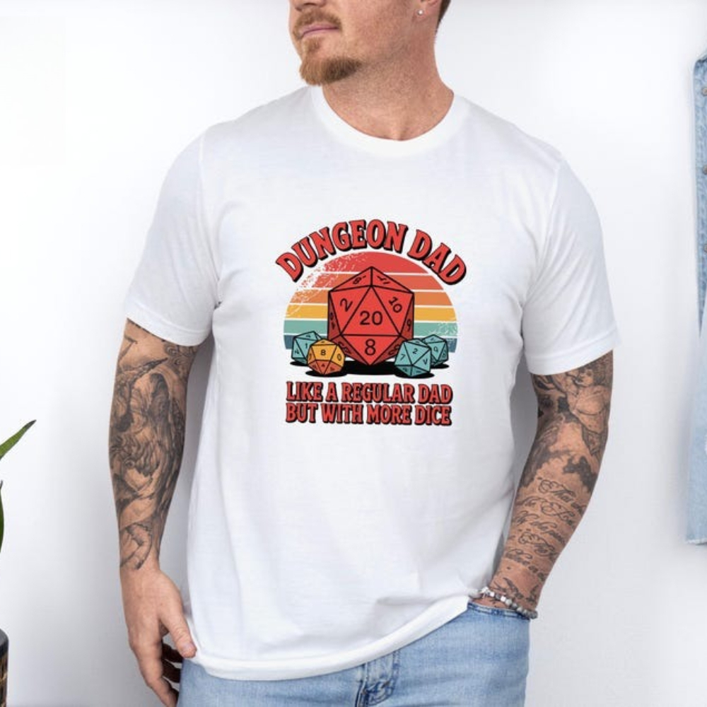 Dungeon Dad Shirt Funny Dungeo - Board Game Dungeons And Dragons recension och pris